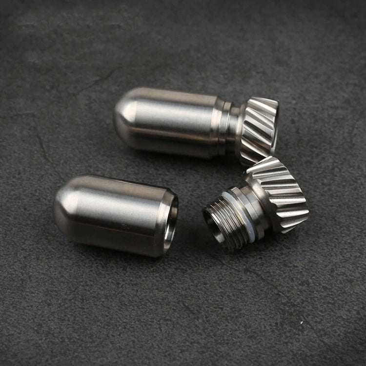 Portable Pure Titanium Mini Water-resistant Warehouse Sealed Jar Pill Box, Color: Primary Color