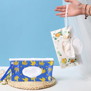Baby EVA Wet Wipes Bag Portable Flip Removable Sanitary Wet Wipes Bag(Dot)