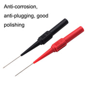 2pcs /Pair Coarse Probe Auto Repair Test Multimeter Pen, Color: Red + Black