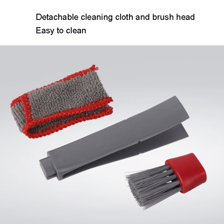 Car Wash Brush Soft Hub Multi-Function Dust Removal Tool, Color: Red Gray Air Outlet Brush