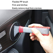 Car Wash Brush Soft Hub Multi-Function Dust Removal Tool, Color: Red Gray Air Outlet Brush