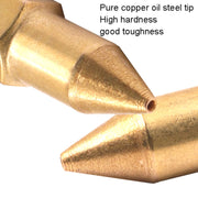 50 PCS Butter Machine Head Copper Universal Steel Tip Pneumatic Oil Nozzle Head