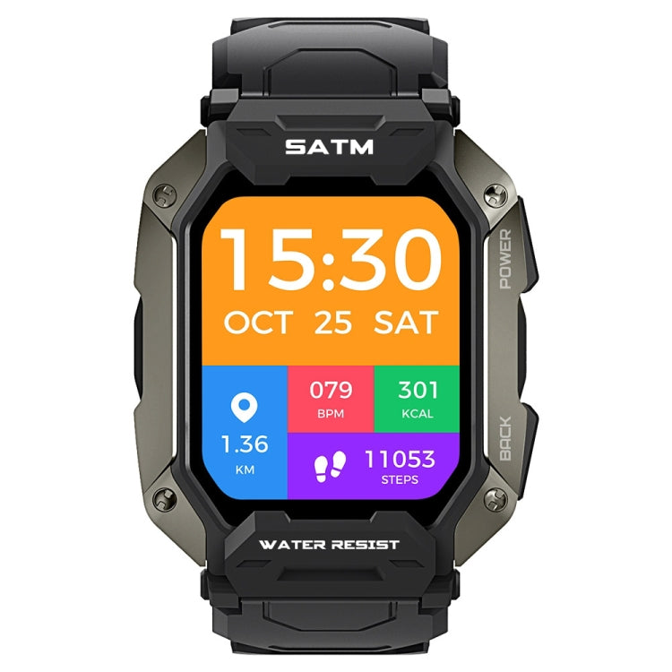 SATM M1 Outdoor Water-resistant Bluetooth Smart Watch(Black)