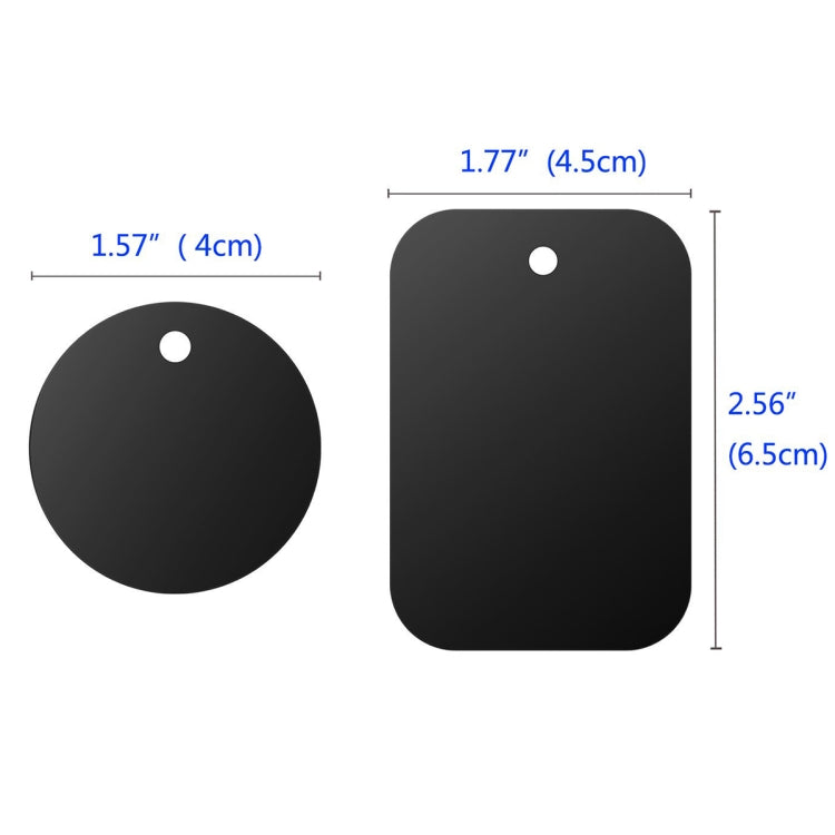 30 PCS Car Phone Holder Magnetic Sheet, Spec: 40mm (with Tape)