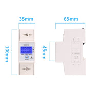 SINOTIMER DDS015 Backlight Display Single-phase Household Rail Energy Meter 5-80A 230V