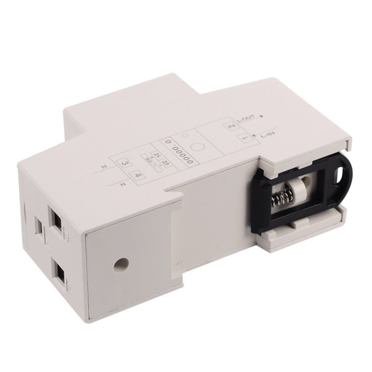 SINOTIMER DDS015 Backlight Display Single-phase Household Rail Energy Meter 5-80A 230V