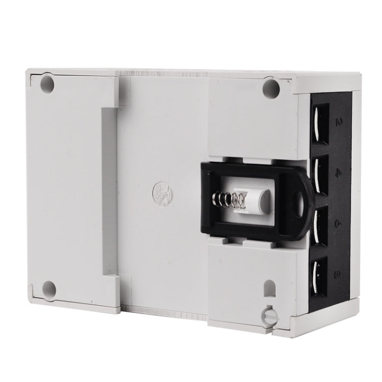 SINOTIMER Three-Phase Backlight Display Rail Type Electricity Meter 5-100A 400V(DDS024 White Shell)