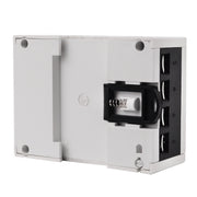 SINOTIMER Three-Phase Backlight Display Rail Type Electricity Meter 5-100A 400V(DDS024 White Shell)