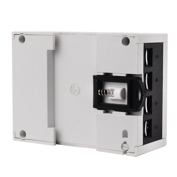 SINOTIMER Three-Phase Backlight Display Rail Type Electricity Meter 5-100A 400V(DDS024 White Shell)