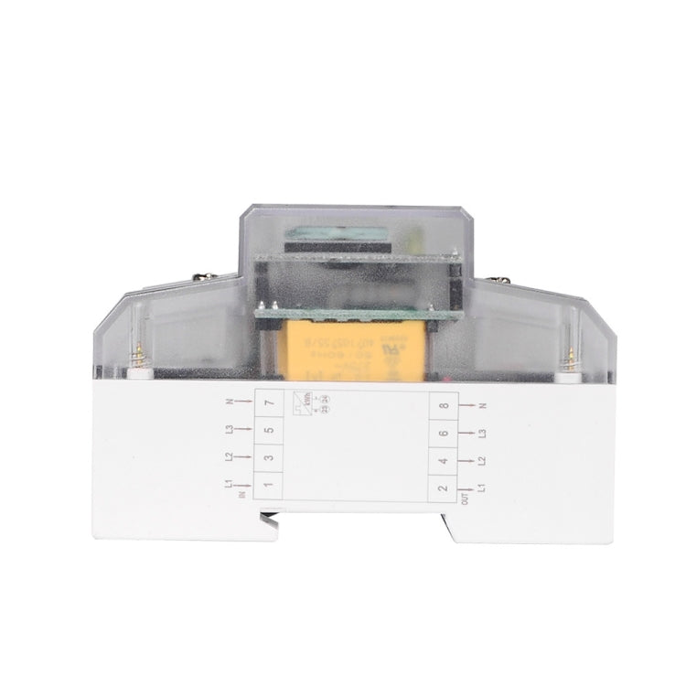 SINOTIMER Three-Phase Backlight Display Electricity Meter 5-100A 400V(DDS024T Transparent Shell)