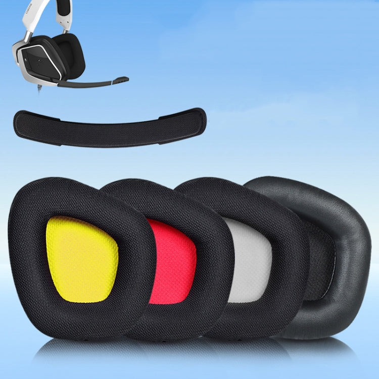 2 PCS Replacement Earpads for Corsair Void Pro Elite,Style: Black Protein Leather