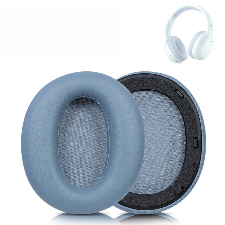 2 PCS Headset Earmuffs Sponge Cover for Edifier W820nb,Style: Blue