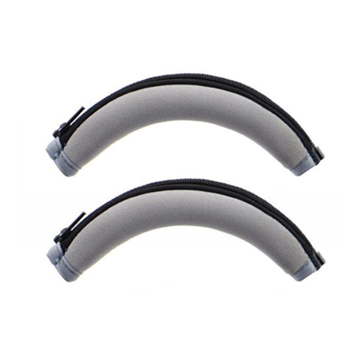 2 PCS Headset Earmuffs Sponge Cover for Edifier W820nb,Style: Gray Head Beam