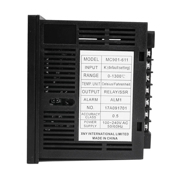 SINOTIMER MC901 Short Shell PID Smart Temperature Control Instrument Heating Refrigeration Relay