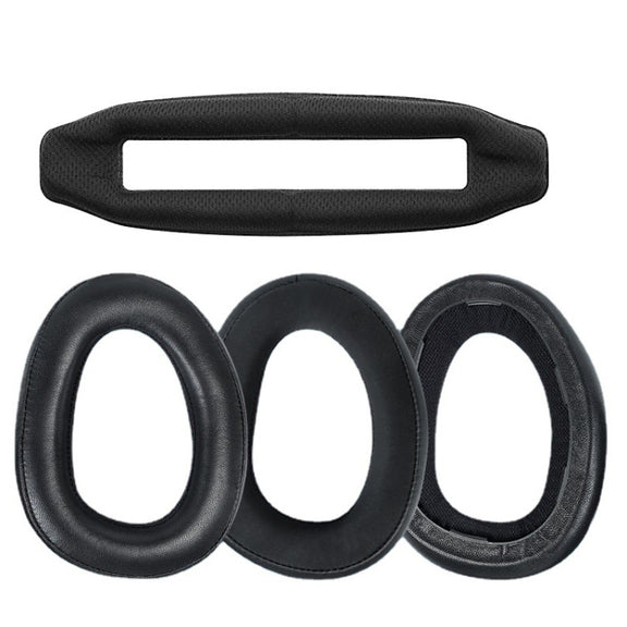 2 PCS Earmuff Head Beam For Sennheiser GSP600 GSP500 GSP670,Style: Lambskin