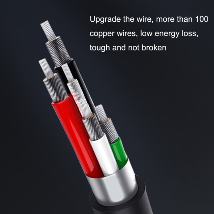 2 PCS USB Car Charge 12V To 5V Navigation Instrument Reduction Line(Android Right Bend)