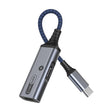 MH338A Dual Type-c / USB-c Adapter Cable Mobile Phone Live Audio Charging Cable(Gray) - free shipping - PMC TechLife - Order now!
