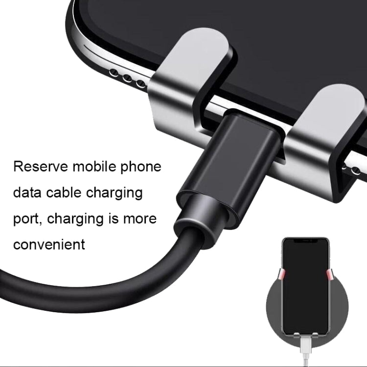 Universal Metal Gravity Car Phone Holder(Grey)