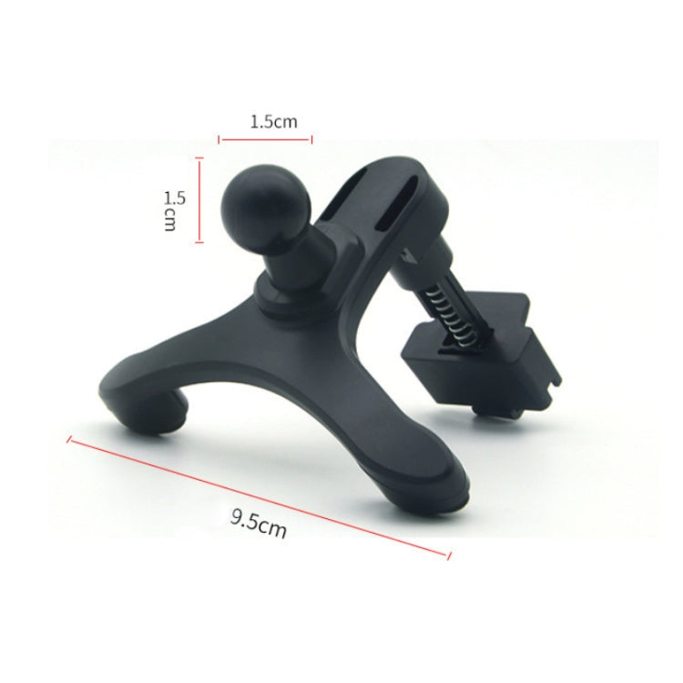 10 PCS R139-004 Car Air Outlet Mobile Phone Holder Clip, Color: Black