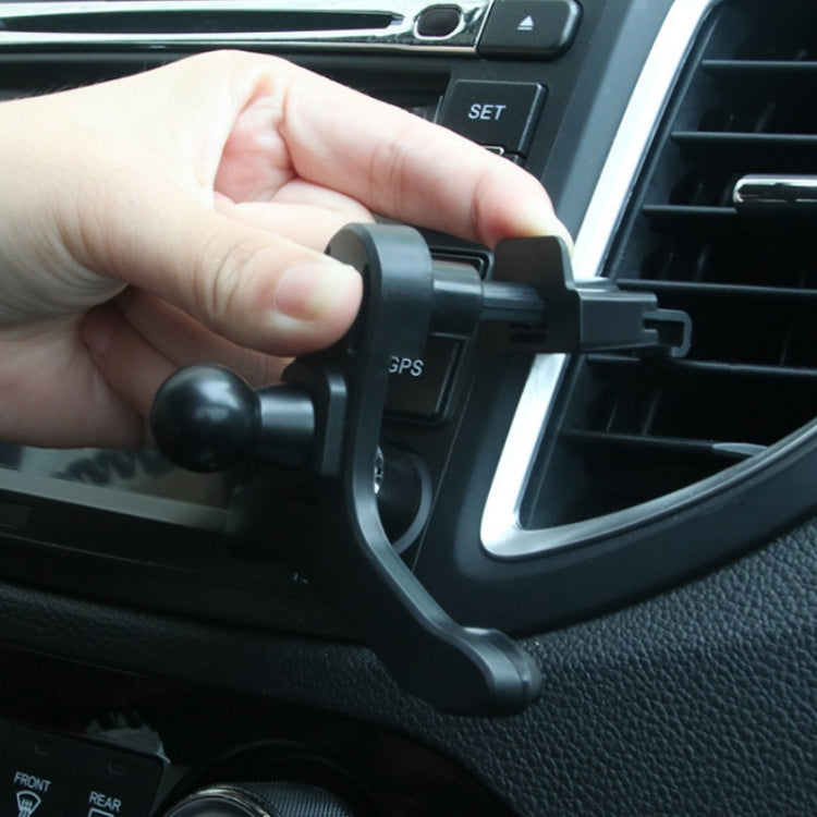 10 PCS R139-004 Car Air Outlet Mobile Phone Holder Clip, Color: Black