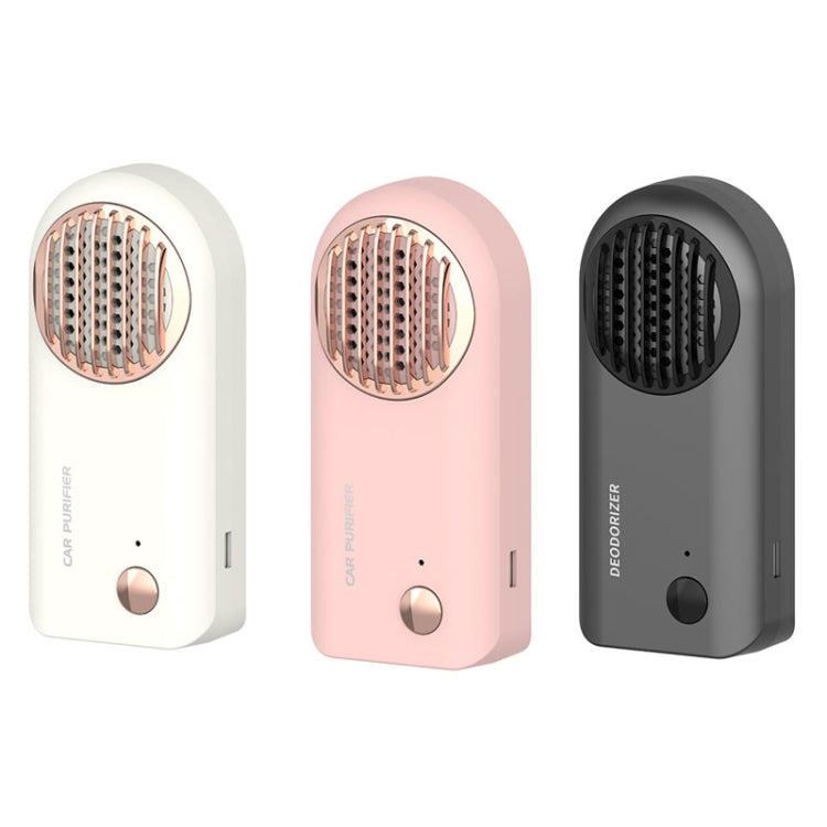 Car Mini Air Purifier Toilet Deodorant Shoe Cabinet Sterilizer(Grey)