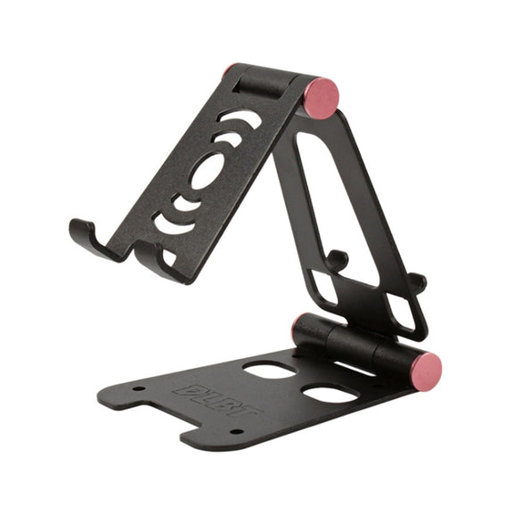 XY-02 Folding Live Aluminum Alloy Desktop Tablet Computer Mobile Phone Bracket(Black)