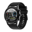 LOANIY DT70 Analog Digital Dual Display Smart Call Watch(Black Silicone)