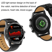LOANIY DT70 Analog Digital Dual Display Smart Call Watch(Silver Steel)