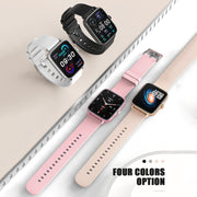 LOANIY Y22 Heart Rate Monitoring Smart Bluetooth Watch, Color: Black