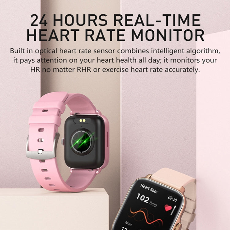 LOANIY Y22 Heart Rate Monitoring Smart Bluetooth Watch, Color: Gold
