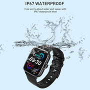 LOANIY Y22 Heart Rate Monitoring Smart Bluetooth Watch, Color: Gold