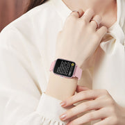 LOANIY Y22 Heart Rate Monitoring Smart Bluetooth Watch, Color: Gold