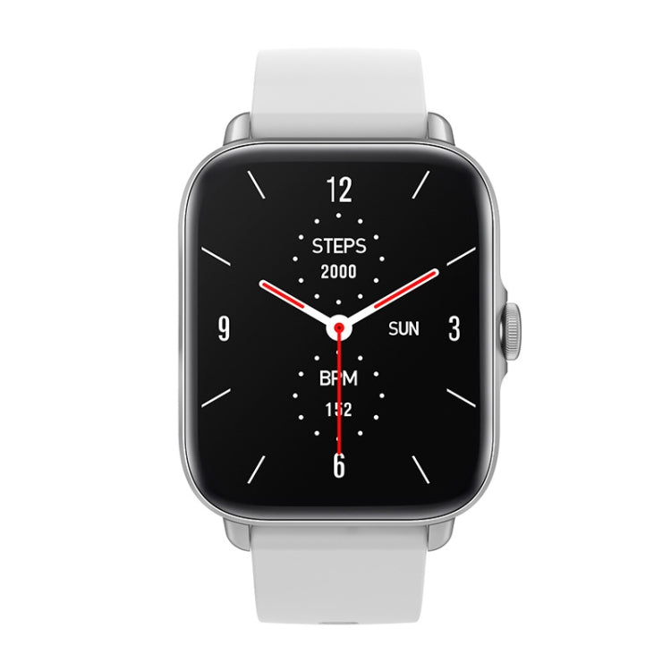 LOANIY Y22 Heart Rate Monitoring Smart Bluetooth Watch, Color: Silver Gray