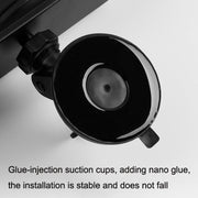 CZC-255 Carbon Fiber Indoor Rearview Mirror Modified Suction Cup Endoscope Auxiliary Mirror(White Mirror)
