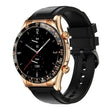 LOANIY E18 Pro Smart Bluetooth Calling Watch with NFC Function, Color: Gold Silicone