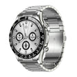 LOANIY E18 Pro Smart Bluetooth Calling Watch with NFC Function, Color: Black Silver Steel