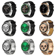 LOANIY E18 Pro Smart Bluetooth Calling Watch with NFC Function, Color: Black Silver Steel