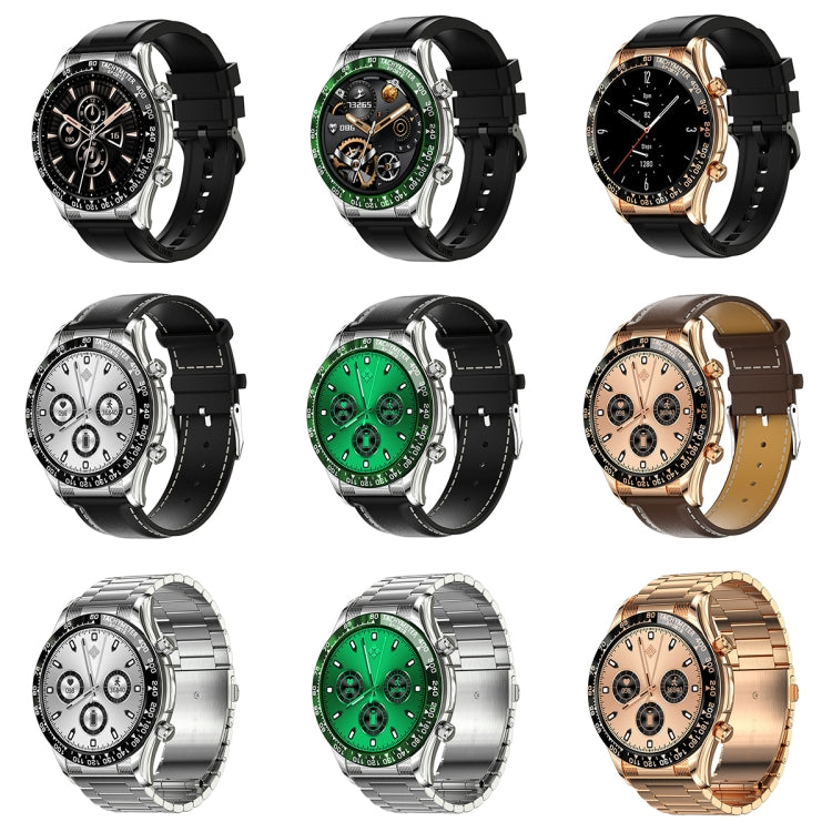 LOANIY E18 Pro Smart Bluetooth Calling Watch with NFC Function, Color: Gold Steel