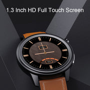 LOANIY E80 1.3 Inch Heart Rate Detection Smart Watch, Color: Black Silicone