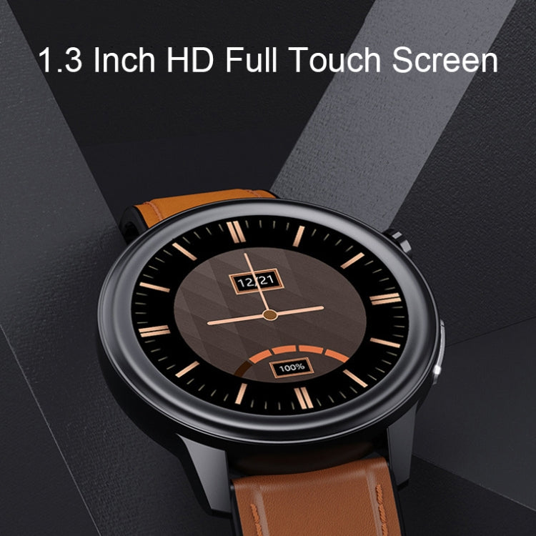 LOANIY E80 1.3 Inch Heart Rate Detection Smart Watch, Color: Red Silicone