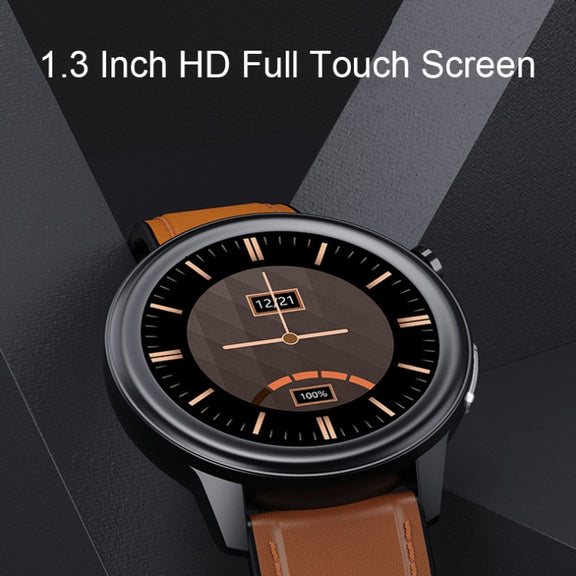 LOANIY E80 1.3 Inch Heart Rate Detection Smart Watch, Color: Red Silicone