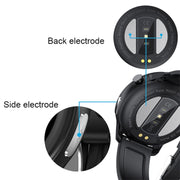 LOANIY E80 1.3 Inch Heart Rate Detection Smart Watch, Color: Red Silicone