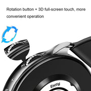 Wearkey Y22 1.32 Inch Bluetooth Calling Smart Watch with Rotary Button(Silver Gray)