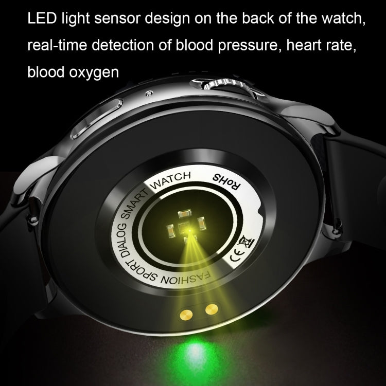 Wearkey Y22 1.32 Inch Bluetooth Calling Smart Watch with Rotary Button(Silver Gray)