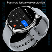 Wearkey Y22 1.32 Inch Bluetooth Calling Smart Watch with Rotary Button(Silver Gray)