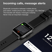 LOANIY F60 1.7 Inch Body Temperature Detection Smart Watch(Grey)