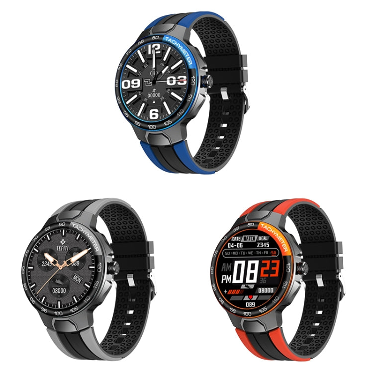 Wearkey E15 1.28 Inch Smart Heart Rate Monitoring Touch Screen Watch(Orange)