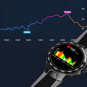 Wearkey E15 1.28 Inch Smart Heart Rate Monitoring Touch Screen Watch(Orange)
