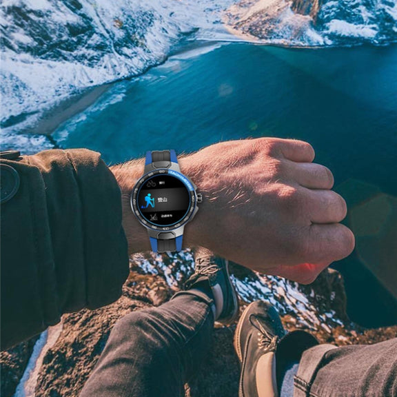 Wearkey E15 1.28 Inch Smart Heart Rate Monitoring Touch Screen Watch(Orange)