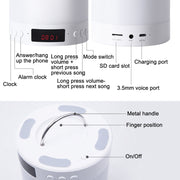 Bluetooth Speakers Pat Lights Charging Card Audio With Atmosphere Lamp(Ordinary Package)
